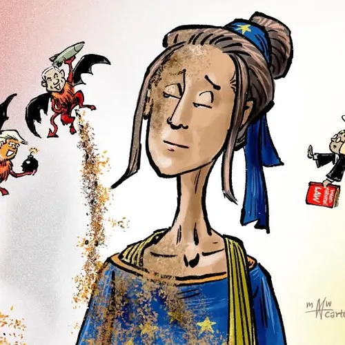 Europa weigert oorlogszuchtige Trump en Netanyahu tot de orde te roepen