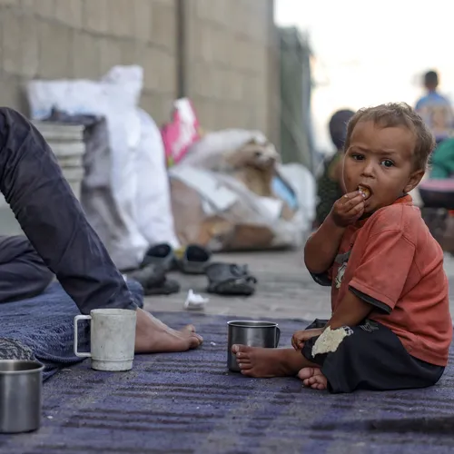 Tienduizenden Palestijnse peuters dreigen om te komen door honger veroorzaakt door Israël