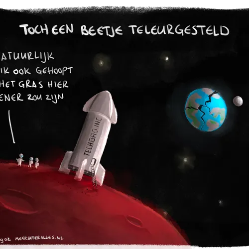 Interplanetaire dromen van techbro’s blijken een nachtmerrie