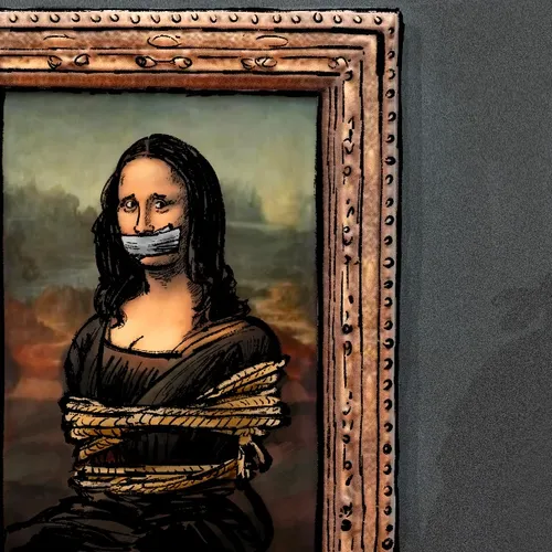 Het Louvre beroofd