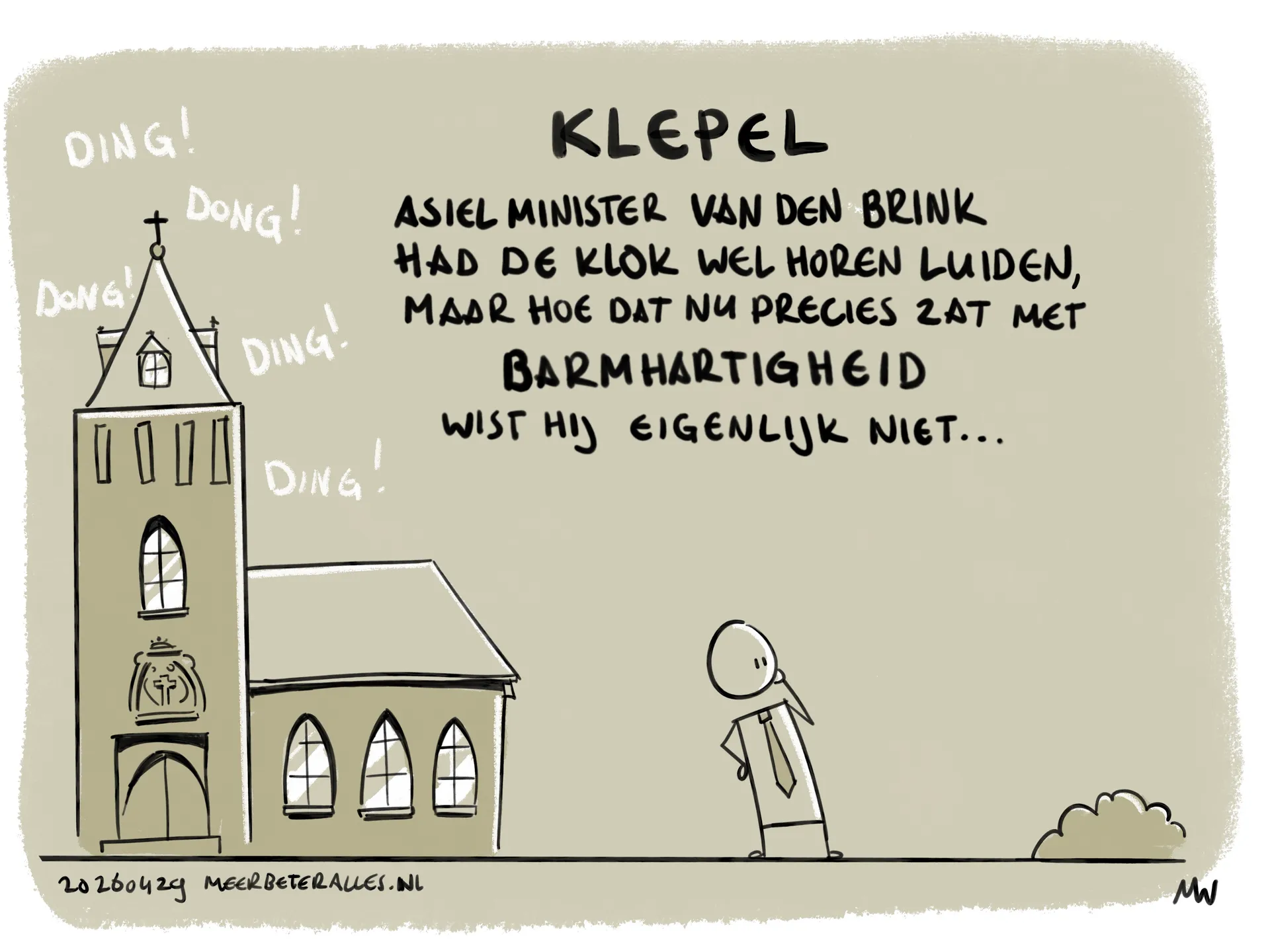 Afbeelding van Asielminister Bart van den Brink (CDA) heeft wat moeite met het christendom