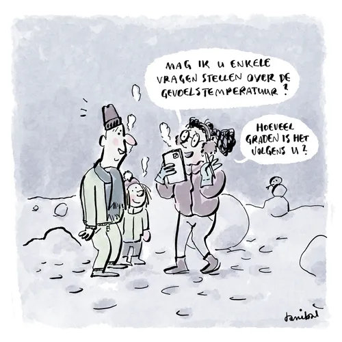 Zo wordt de gevoelstemperatuur gemeten