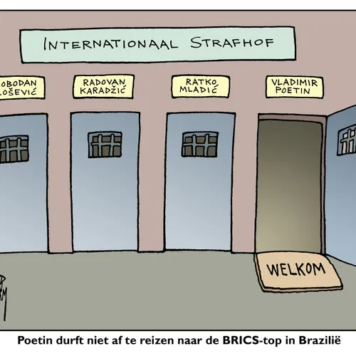 Poetin durft niet af te reizen naar BRICS-top in Brazilië