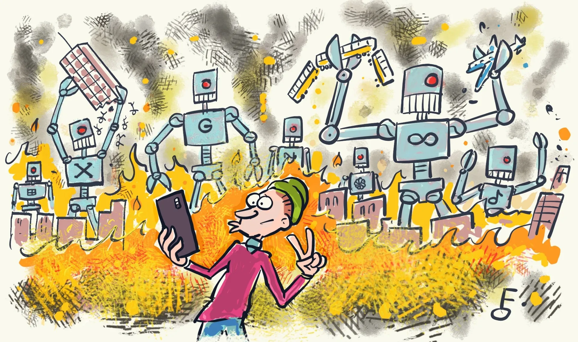 Afbeelding van Techreuzen bedreigen samenleving