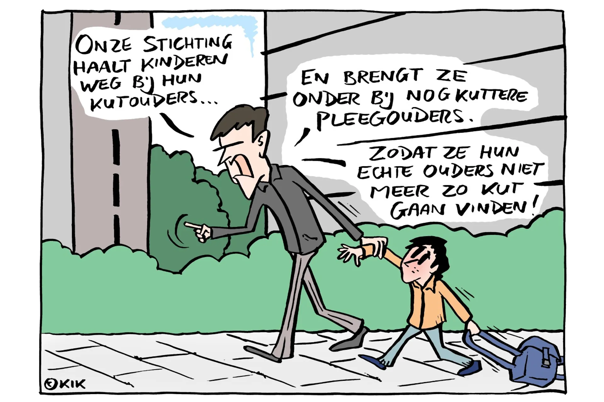 Afbeelding van Uit huis geplaatste kinderen ernstig mishandeld