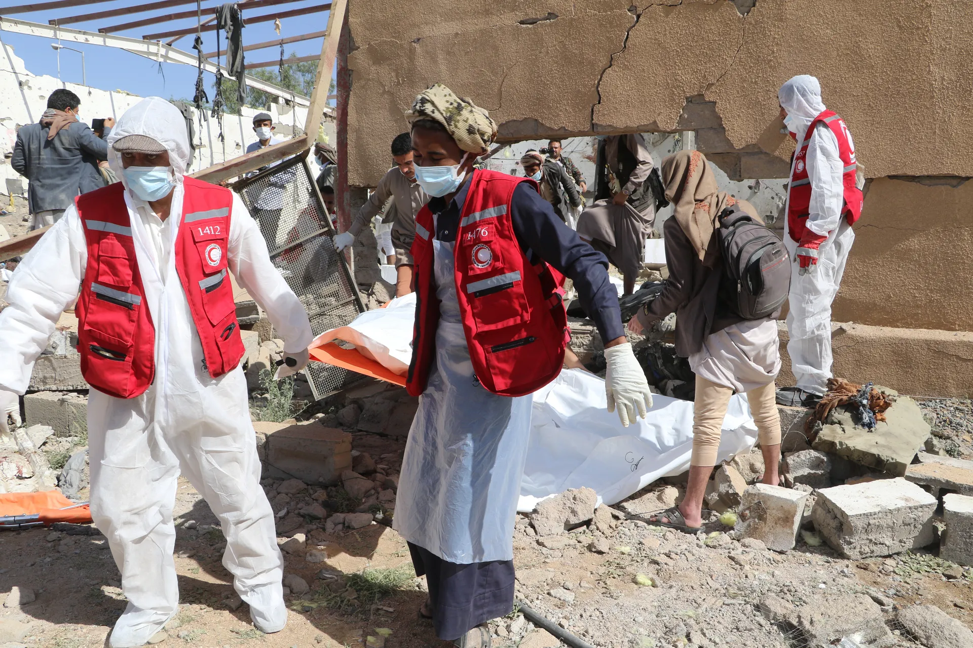 Afbeelding van VS-bombardement doodt tientallen Afrikaanse vluchtelingen in Jemen