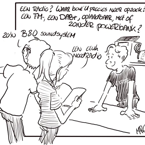 Run op noodradio's voor Sint en Kerst