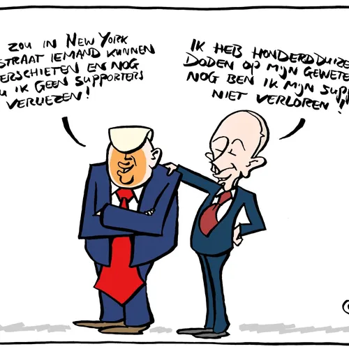 Trump en Poetin kunnen het goed met elkaar vinden