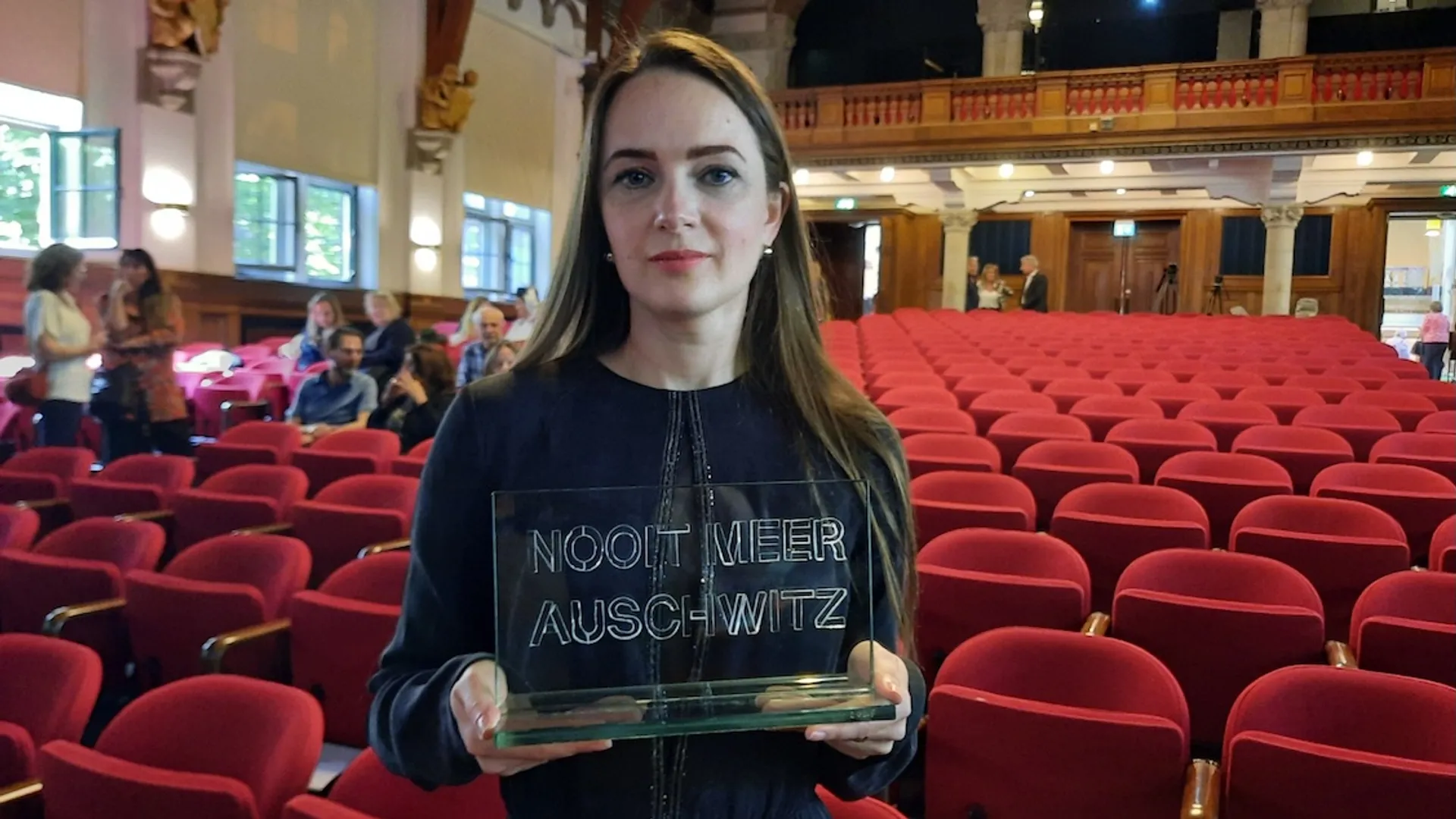 Nobelprijswinnaar  Oleksandra Matviichuk Nooit meer Auschwitz
