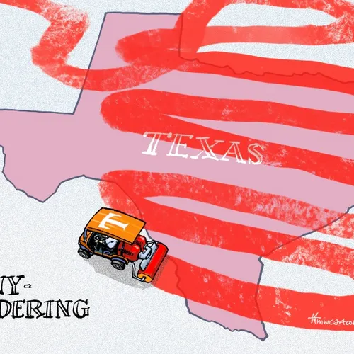 Texas roder door herverdeling kiesdistricten
