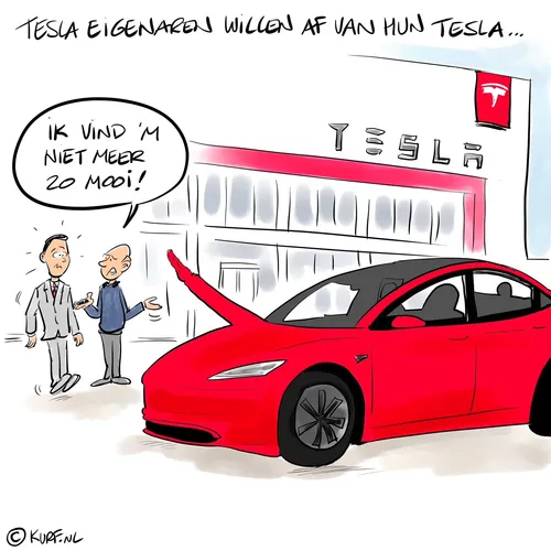 Musk veroorzaakt Tesla-spijt