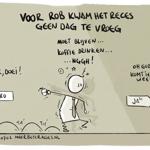 Geen dag te vroeg