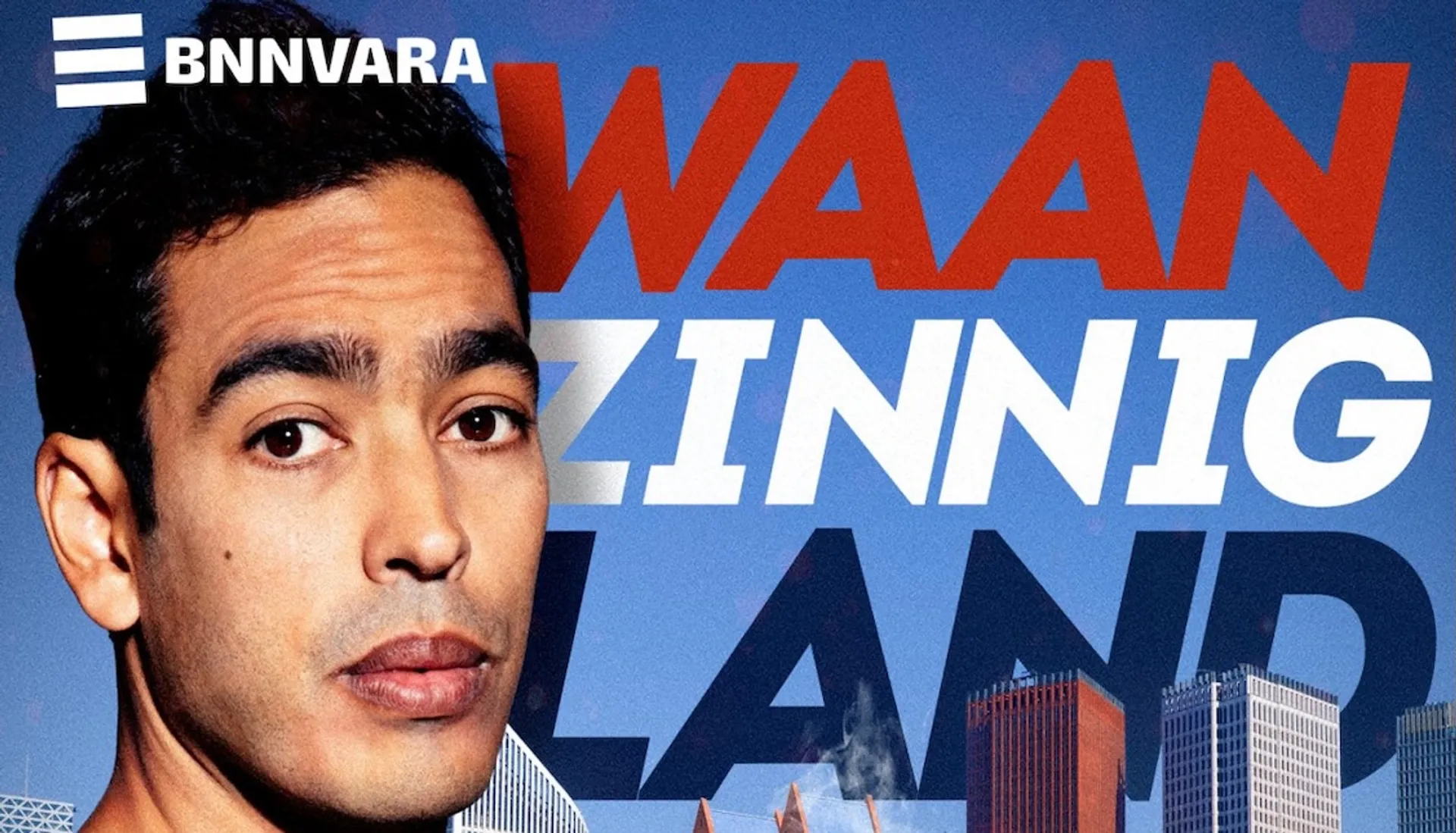 Afbeelding van Johan Fretz praat met Freek de Jonge in Waanzinnig Land