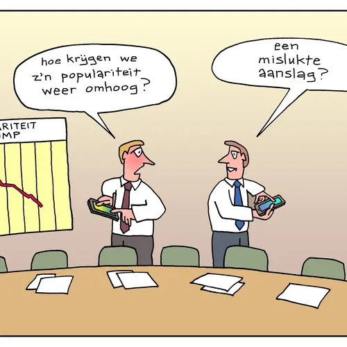 Profiteert Trump van mislukte aanslag?