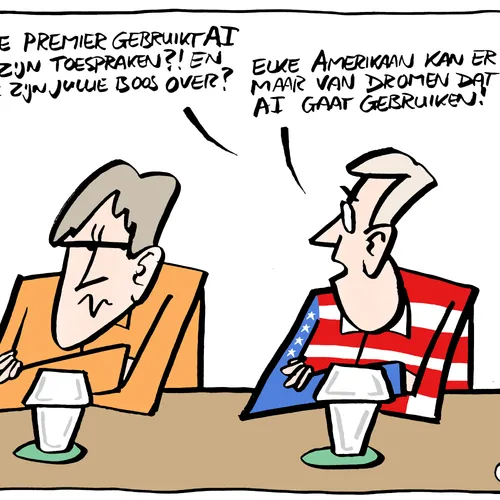 Amerikanen begrijpen niets van ophef over AI-gebruik Rob Jetten