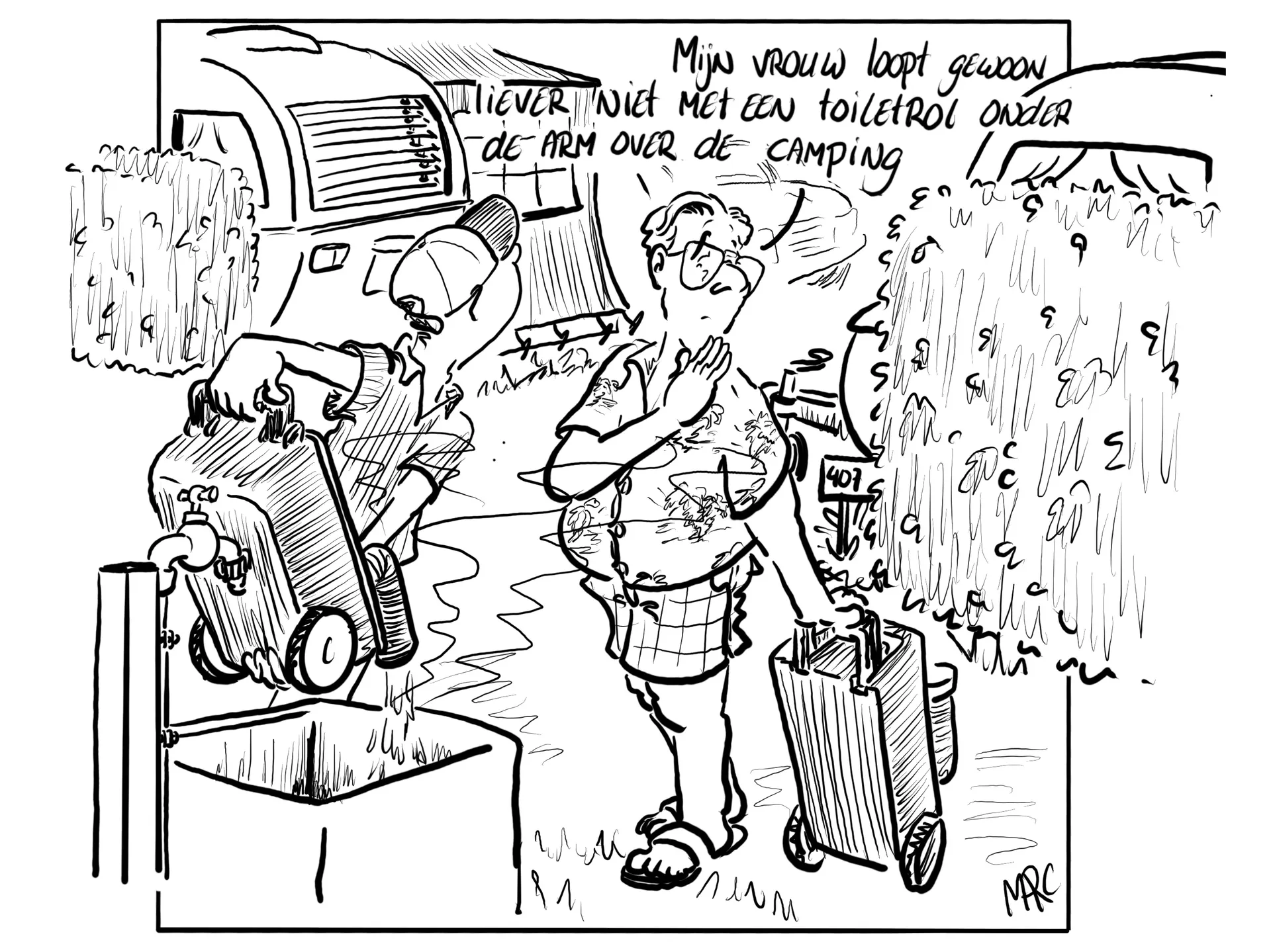 Afbeelding van De luxe van kamperen