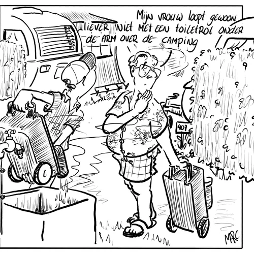 De luxe van kamperen