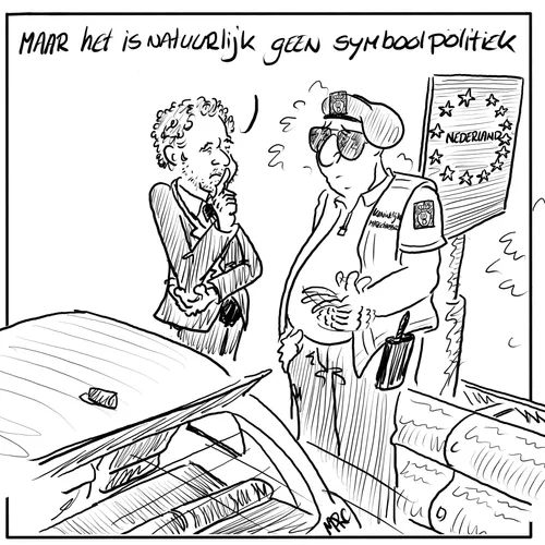 In negen maanden tijd hebben 5350 marechaussees 470 personen tegengehouden