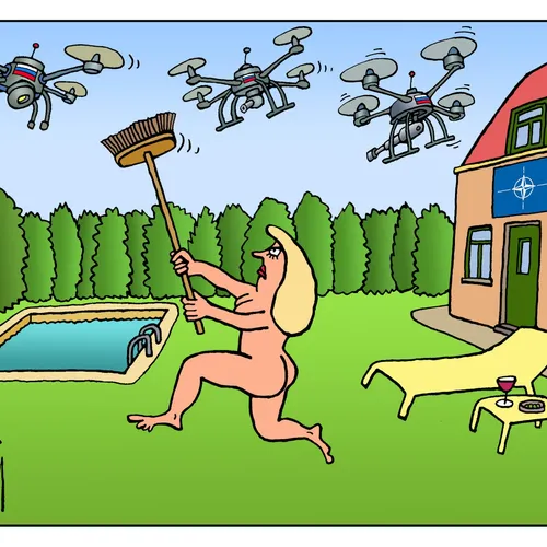 Russische drones steeds irritanter