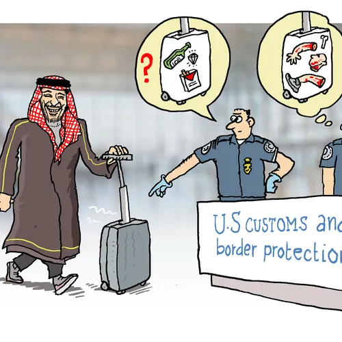 Moordende Saoedische kroonprins Bin Salman op visite bij Trump