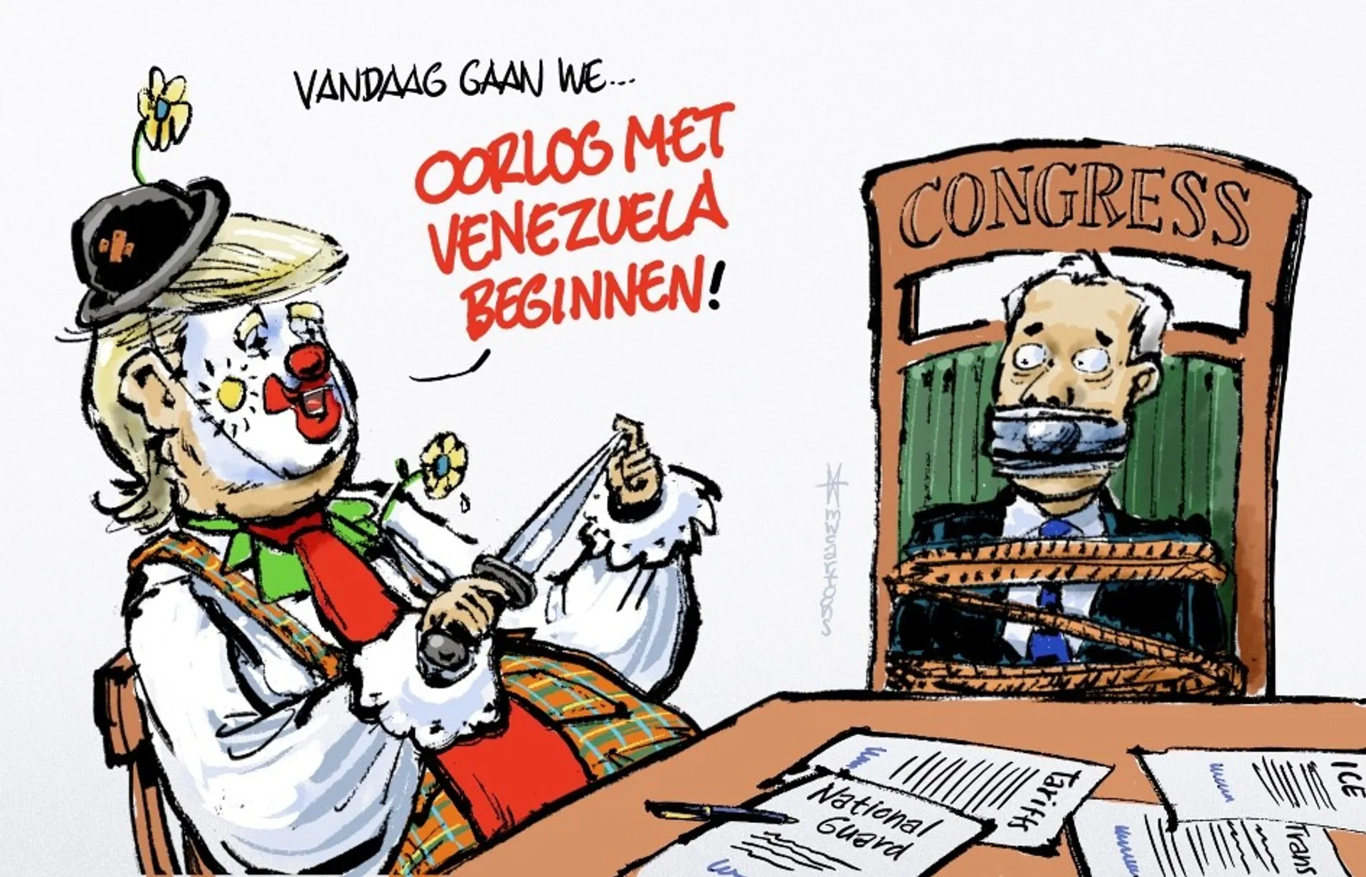 Afbeelding van Gegijzeld door een clown