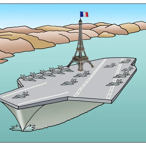 Frans vliegdekschip naar de Straat van Hormuz