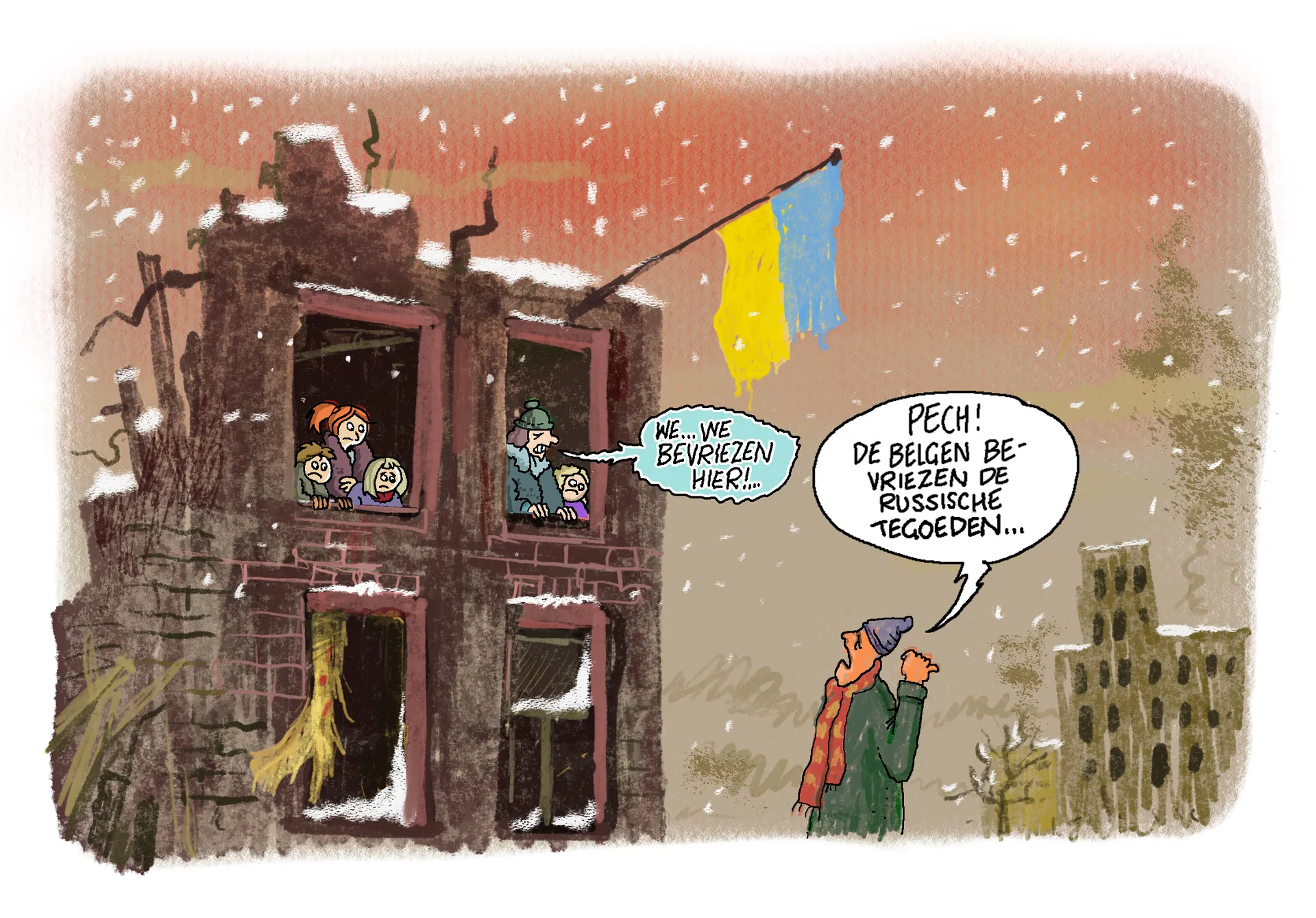 Afbeelding van België wil niet dat Russische tegoeden ingezet worden in Oekraïne