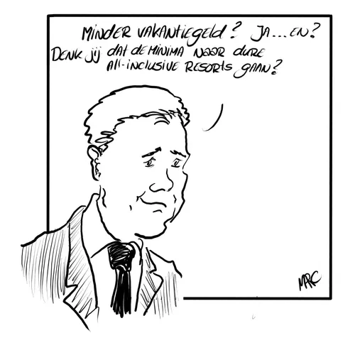 Minder vakantiegeld voor de minima, VVD’er Heinen ziet het probleem niet