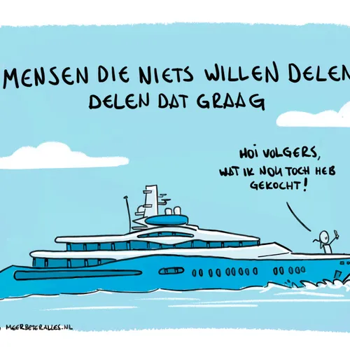 Mensen die niets willen delen