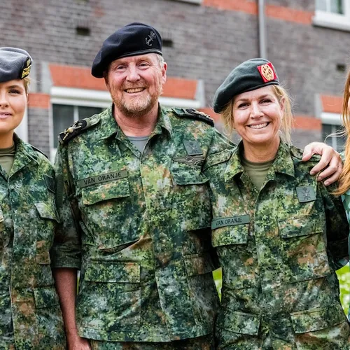 Máxima en haar dochters gaan nooit oorlog voeren, als het zo ver komt