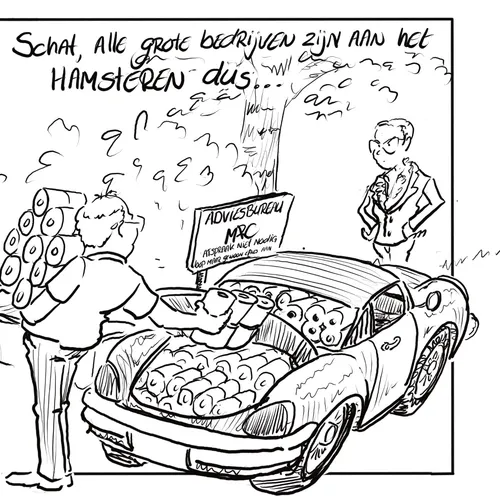 Nederlandse economie doet het goed omdat grote bedrijven wereldwijd aan het hamsteren zijn
