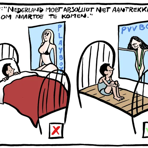 Faber: Nederland moet niet aantrekkelijk zijn