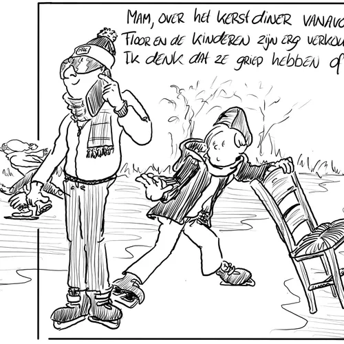 Het kan weer eens: schaatsen op natuurijs