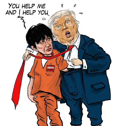 Trump doet Ghislaine Maxwell een aanbod dat ze niet kan weigeren