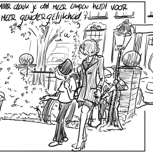 Meer verlichting tegen geweld, terwijl juist bij mannen een lampje moet gaan branden
