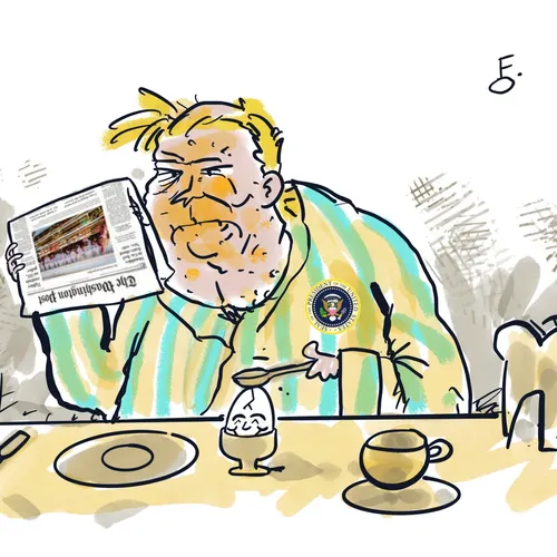 Bezos is Trump ter wille als een zacht ei