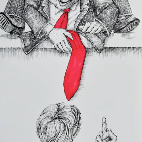 Clowneske aanval van Trump op Europa