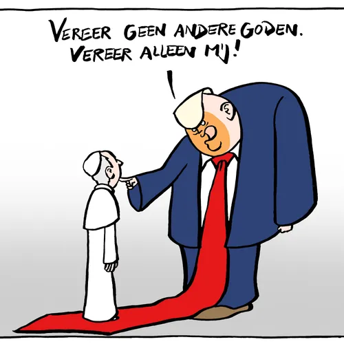 Trump zoekt ruzie met de paus