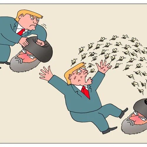 Trump steekt zich in wespennest