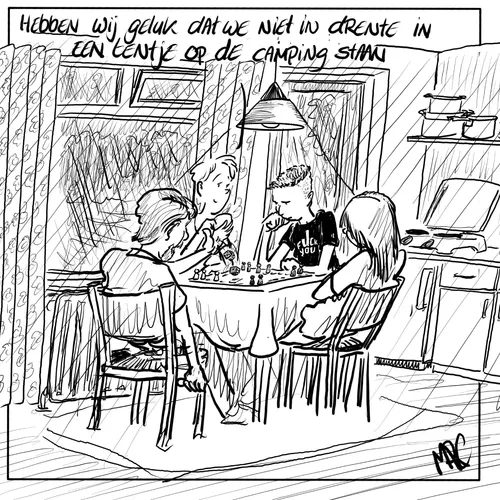 Pinksterweekend verregend