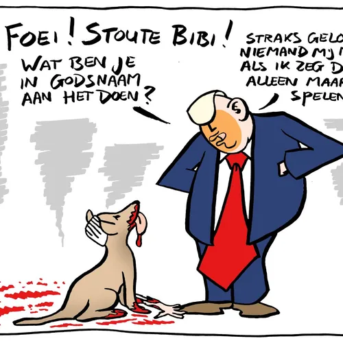 Trump geeft Netanyahu een standje