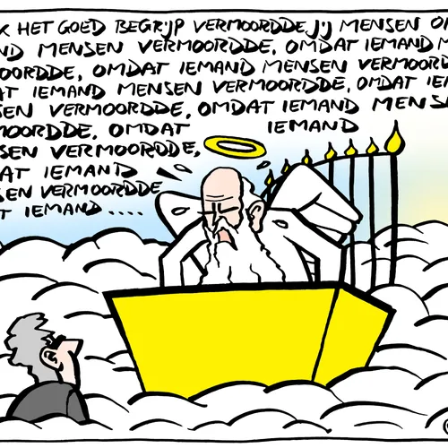 Komt een terrorist bij de hemelpoort...