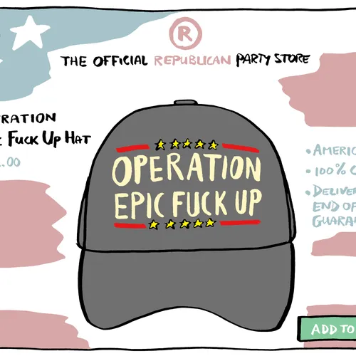 Toon je steun voor Trump's Epic Fury met deze prachtige cap