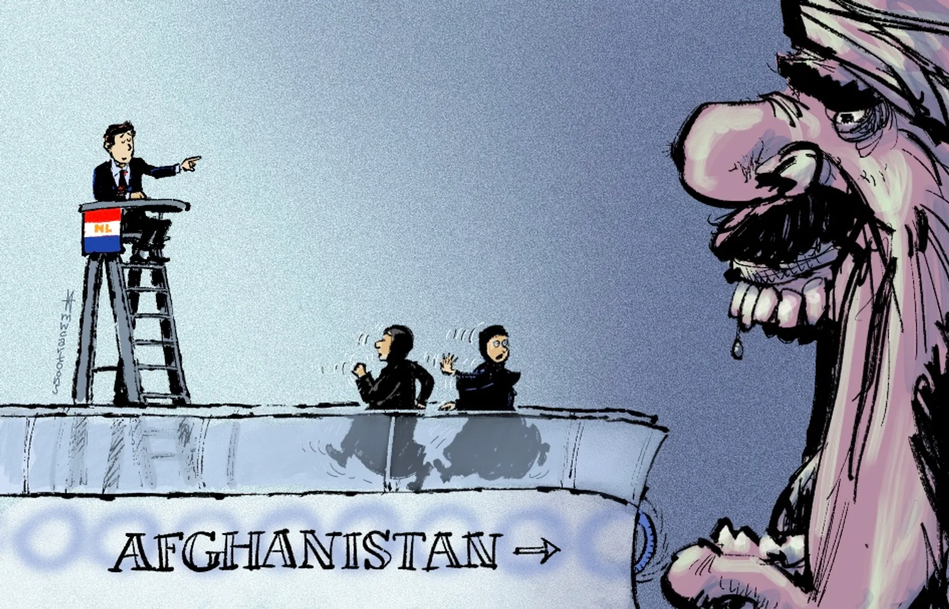 Afbeelding van Kabinet stuurt gevluchte vrouwen terug naar de Taliban