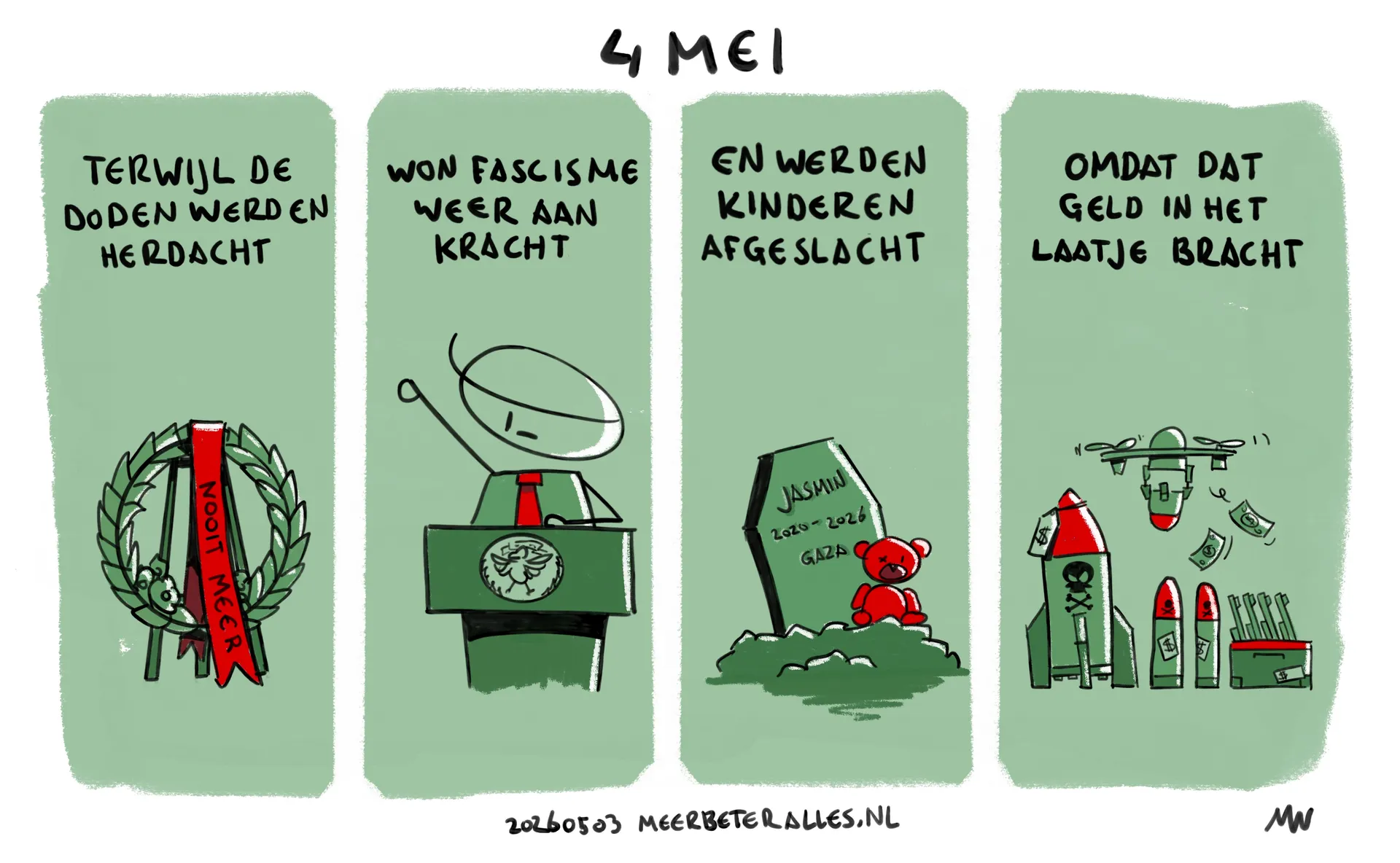 Afbeelding van 4 mei, niet zo stil als het lijkt