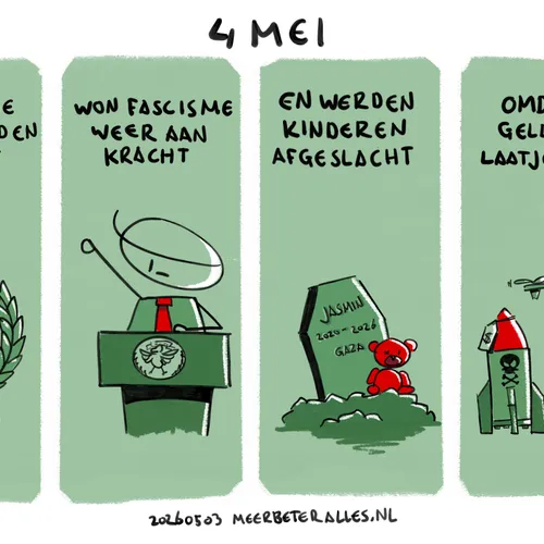 4 mei, niet zo stil als het lijkt
