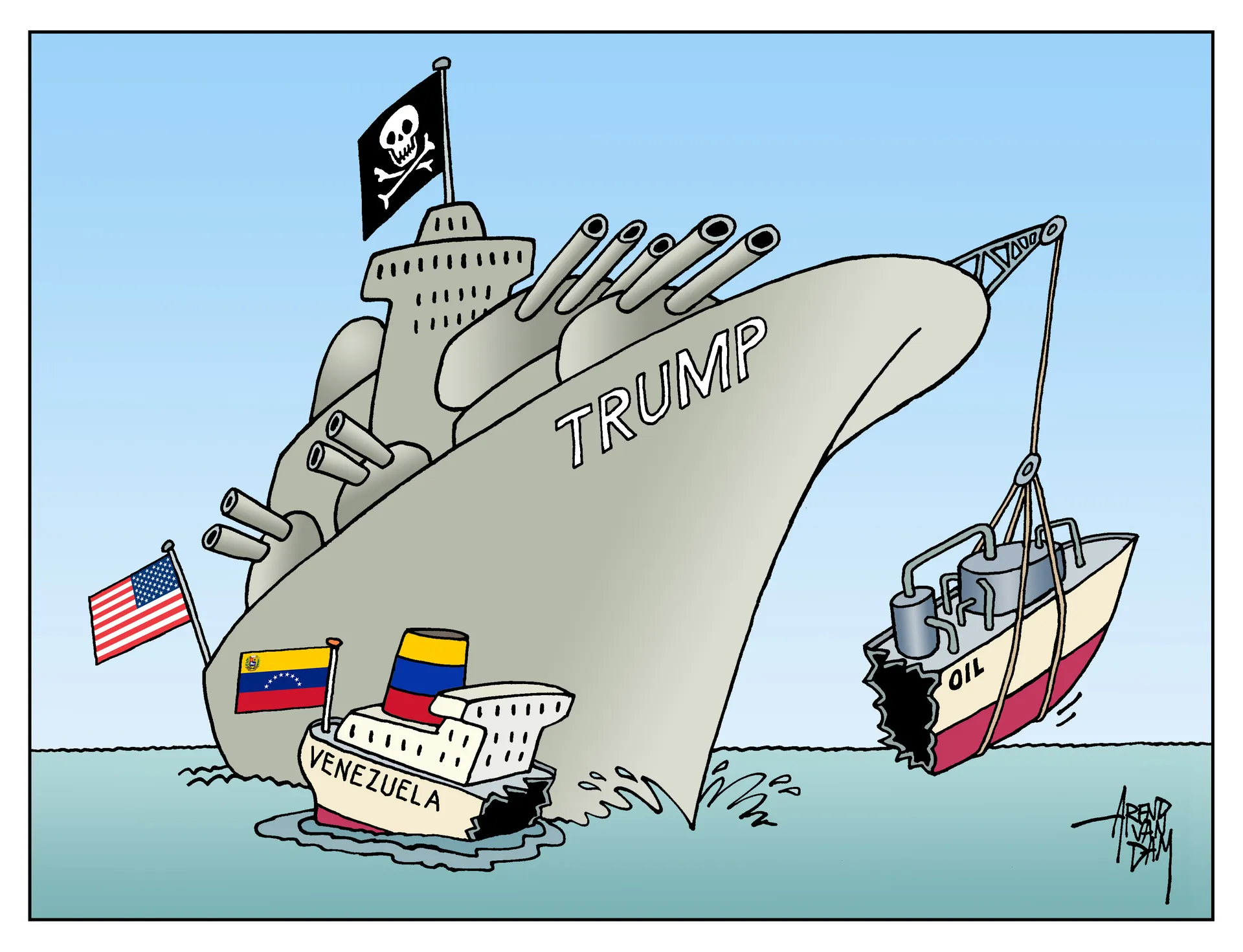 Afbeelding van Piraat in de Caribische Zee