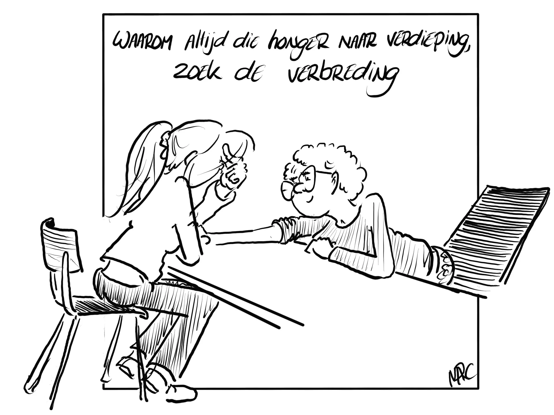 Afbeelding van Jongeren lijden onder de hoge prestatiedruk