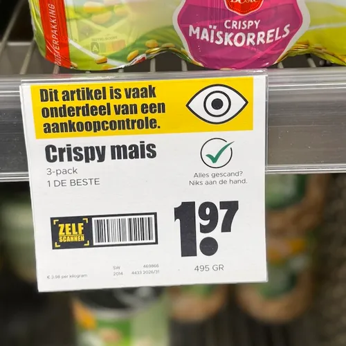 Vervelende ervaringen bij de zelfscankassa