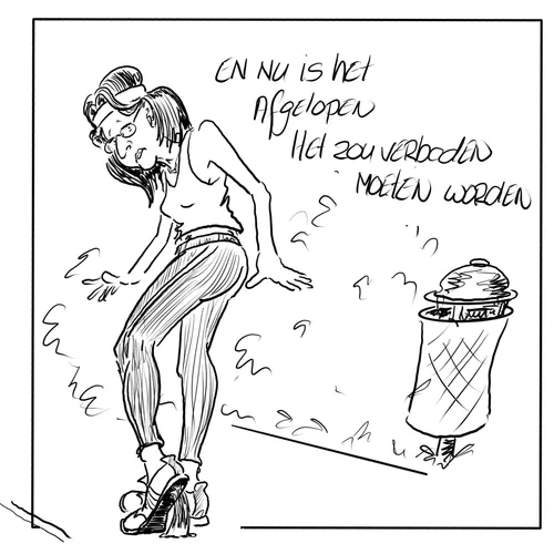 Staatsecretaris Bertram wil een Europees verbod op kauwgom met plastic